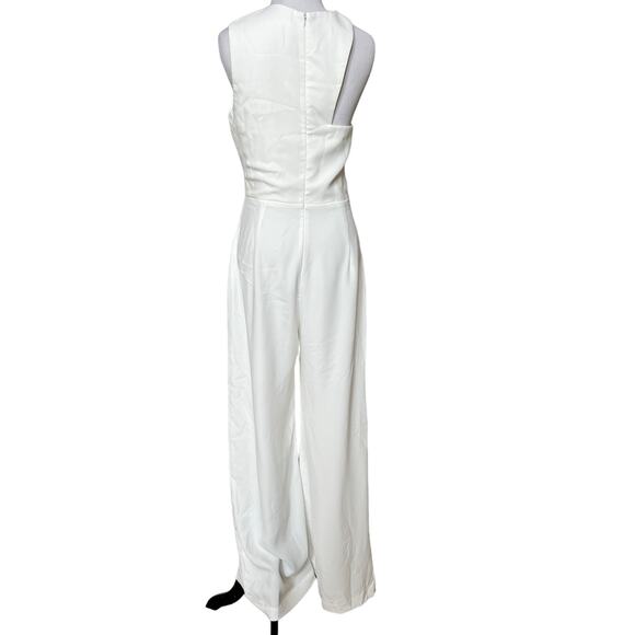 Amanda Uprichard x REVOLVE Gilda Jumpsuit in Ivory NWOT Medium - Picture 8 of 9